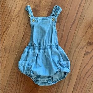 Jean romper 18-24 mo